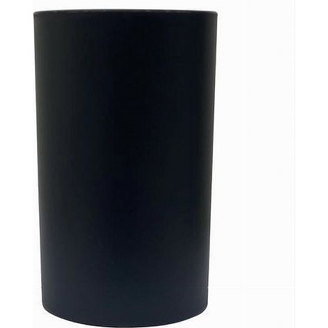 Cleafe - Bicchiere Porta Spazzolini Dentifricio Colore Nero Accessorio Arredo Bagno 79195 - (1/3)