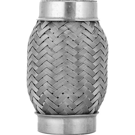 Tuyau flexible d'échappement en acier inoxydable 1,5 x 4 pouces, tube ondulé interne double tresse (1/5)