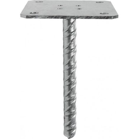 Simpson Strong Tie – Pied de poteau simple platine 90x90mm – épaisseur 4mm – Accessoire pour poteau – Ancrage contre humidité et pourrissement