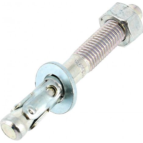 Goujon d'Ancrage 12X95 Acier Zingué Blanc