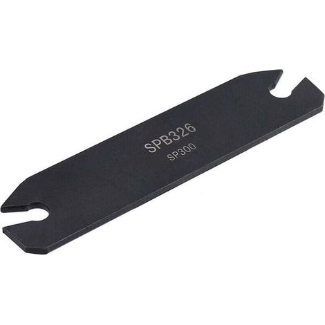 Outils de tournage de tour SPB326, outil de coupe de rainurage de séparation de 26mm avec 10 Inserts en carbure GTN-3 SP300
