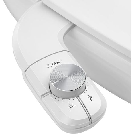 Non-electric Japanese toilet bidet, double telescopic nozzle, easy to install, self-cleaning, adjustable cold water pressure, front and back cleaning. MUMU (1/4)