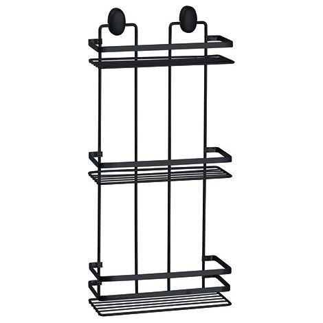 MENSOLA RETTANGOLARE 3 RIPIANI COVER Nero