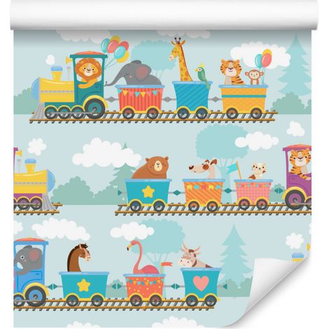 Papier peint animaux pour salon et chambre 50x1000 cm (1/5)