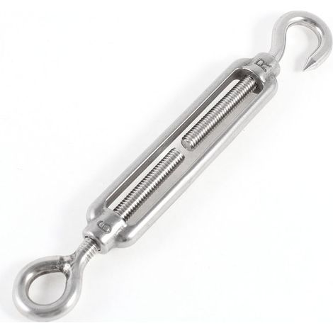 M6 6mm Baumarkt Gewinde Edelstahl Haken Auge Typ Druckguss Eisenwaren Spurstange 14.5cm