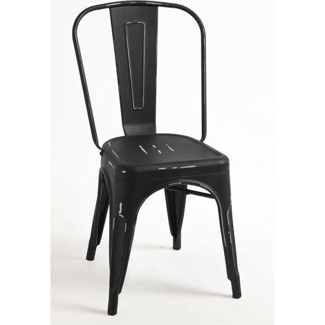 Sillas Comedor - Silla Torix Vintage - Negro vintage