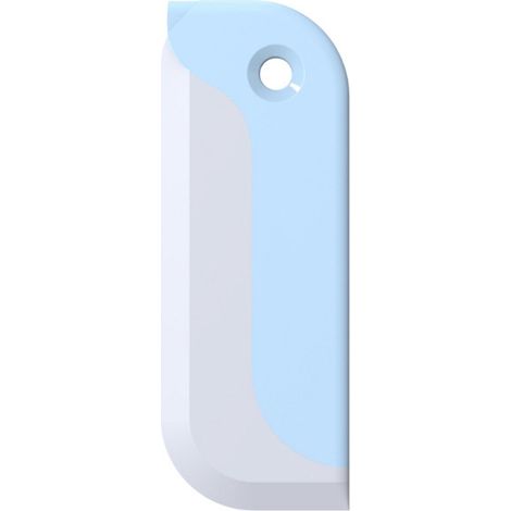 Raclettes de douche - Raclettes en silicone pour vitres et miroirs - 1 pièce - Bleu clair (1/4)