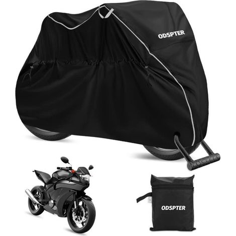 Motorrad Abdeckplane 210D wasserdicht UV-beständig winterfest für Roller Moped (1/5)