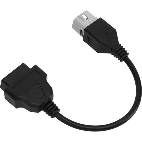 Câble OBD2 6 broches, connecteur de diagnostic OBDII, adaptateur de remplacement pour moto Suzuki (1/5)