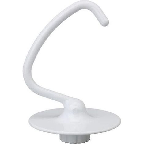 Crochet à pâte spiralé, accessoire compatible avec les robots KitchenAid 5KSM150, 5K45SS, 5KSM90 et autres modèles. (1/2)