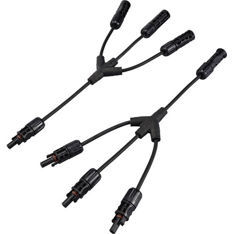 Sygonix SY-6407992 Solaranlagen Anschluss Adapterkabel Schwarz 36 cm (1/4)