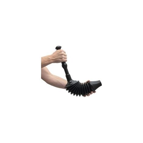 Piston de Toilette, Déboucheur Puissant Pour Déboucher les Canalisations, Outil D'aspiration Robuste et Flexible Pour Déboucher les Toilettes de Tous Types, 60 X 13 Cm, Dia 5 Cm, Noir (1/4)
