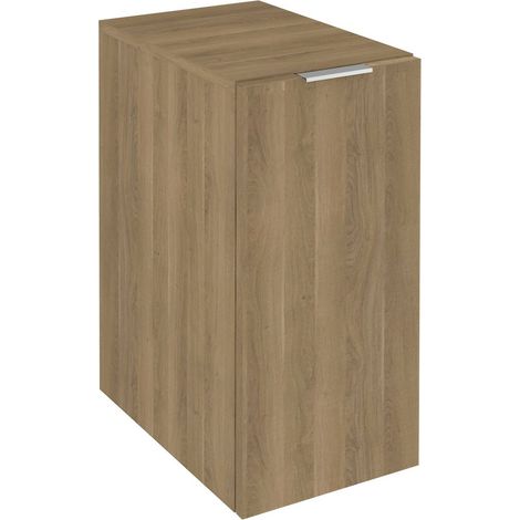 CIRASA meuble bas 30x64x46cm, panier à linge, chêne cuneo (1/3)