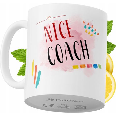 Tazza divertente e umoristica per un allenatore, ideale per caffè e tè, con grafica e testo divertenti. Perfetta per compleanni, onomastici e festività. Tazza premium per occasioni speciali, per casa, (1/5)
