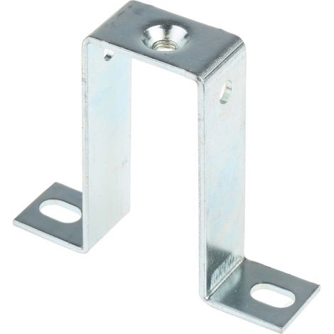Rs Pro – Support carré pour rail DIN omega – Lot de 10 – Insert fileté M6 – Compatible avec rails Top Hat – Montage robuste pour environnements industriels