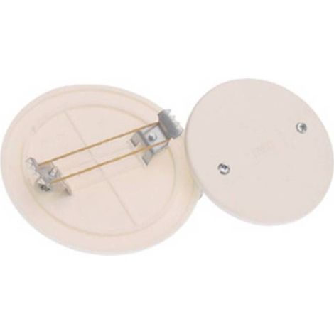 50 x COPERCHIO A VITE P/CASSETTA INCASSO D 60 MM