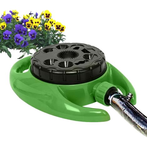 Arroseur de pelouse Arroseur de jardin rotatif pour une grande surface, pulvérisateur oscillant avec 9 modes, système d'arrosage automatique rotatif (1/5)