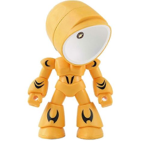 New LED Night Light Mini Cute Robot Shape Light DIY Kawaii Gift Cartoon Table Lamp 2023 (1/4)