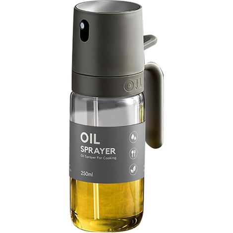 250 Ml Speiseöl, Vielseitige, Nachfüllbare Sprühflaschen, Rostfreier Olivenöl-Zerstäuber für Heißluftfritteuse, Grillen, Backen B (1/5)