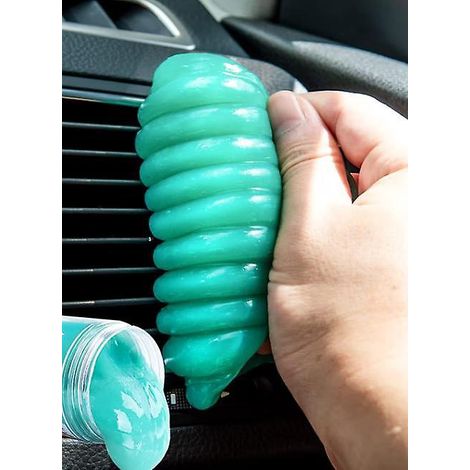 2 Pices Gel Nettoyant Voiture Cleaning Gel Nettoyage Clavier Rutilisable Nettoyant Clavier Slime Nettoyage Voiture Interieur Voiture Pour Voiture, (1/5)