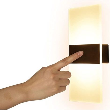 Applique murale intérieure à piles avec interrupteur, lampe LED USB (1/5)
