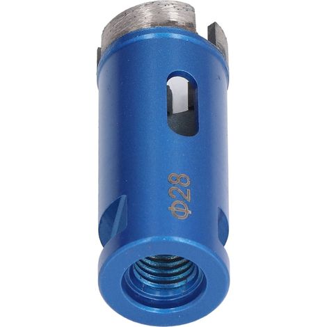 Foret diamanté fritté M14 pour filetage intérieur, outil de perçage manuel pour marbre et granit, 28 mm (1/5)