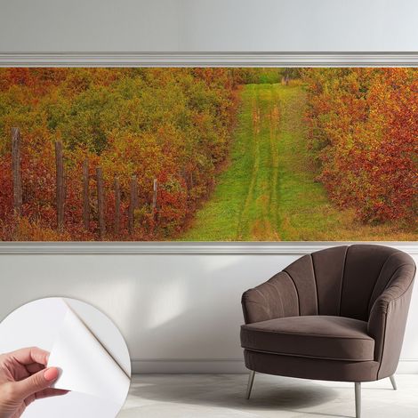Fotomurale adesivo stickers - per camera da letto - per corridoio - decorazione casa moderna Colori autunnali 250x104 cm (1/5)