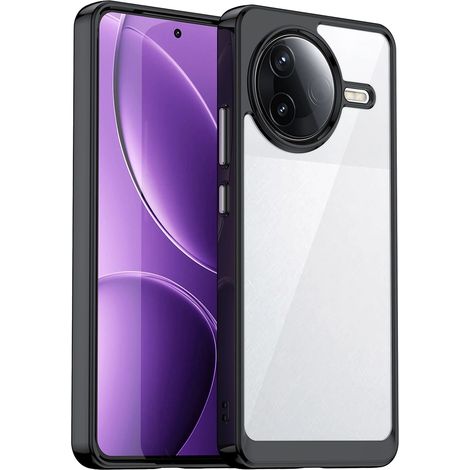 Coque Espace avec cadre en gel pour Xiaomi Poco F7 Ultra - Noir (1/5)