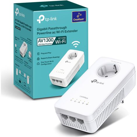 TP-Link TL-WPA8631P KIT Adaptateur réseau CPL 300 Mbit/s Ethernet/LAN Wifi Blanc 2 pièce(s)