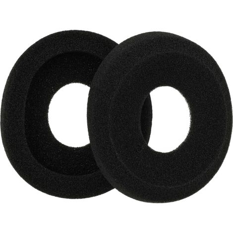 vhbw 2x Ear Pad Cups Cushion Covers compatible with Plantronics EncorePro 320, 310 On-Ear Headphones Headset - black, 5.8cm (1/4)