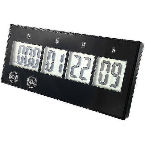 Compte à rebours de la retraite - 999 jours noir décoration de bureau (1/5)