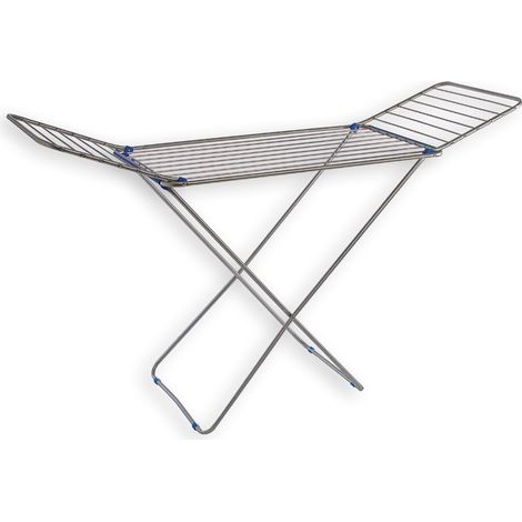 Betabernini 110 Misterkole Stendibiancheria Cavalletto Acciaio Inox 20 m con Laterali Portata 20 Kg (1/2)