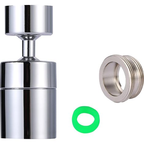 360 ° swivel faucet aerator, filter economizer kitchen faucet 2 adjustable modes spray - for faucets with male thread nozzle M22 or female thread M24 (1/5)