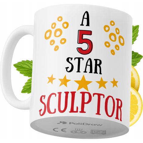 Tazza per scultore, divertente e umoristica, tazza da caffè/tè con testo divertente e grafica, tazza per compleanni, onomastici e festività, tazza premium per occasioni speciali, per casa, ufficio, la (1/5)