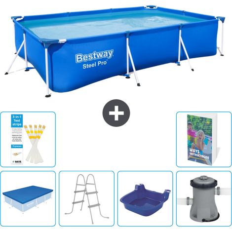 Bestway Steel Pro Rechteckig - 300x201x66 cm - 7-teilig S140