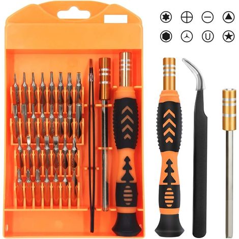 33 in 1 Precision Screwdriver Kit, Mini Repair Tools for Glasses, Phone, Computer, Tablet, Watch, Camera, Jewelry, Toys