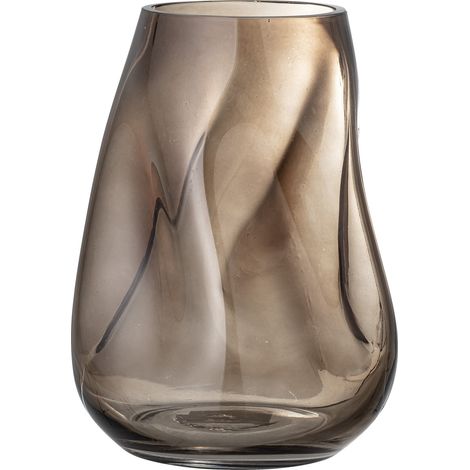 Bloomingville - Ingolf Vase H26 cm - Brown Glass