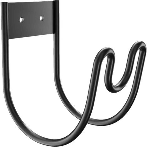 Support mural pour tuyau d’arrosage – Porte-tuyau robuste pour tuyaux d’eau, rallonges électriques et tuyaux d’aspirateur, 1 pièce (1/5)