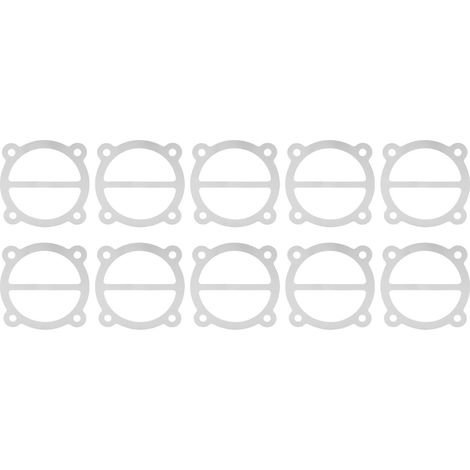 Lot de 10 joints d'étanchéité en aluminium pour compresseur d'air, compatibles avec les cylindres de 65 mm de diamètre. (1/5)