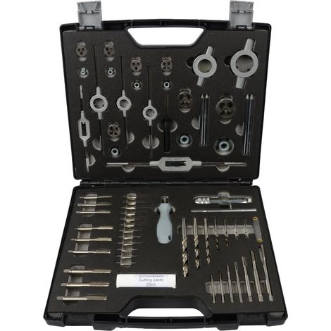 Projahn Gewindeschneider-Set HSS-G 61-tlg. M3-M12 in Kunststoffkoffer (1/2)