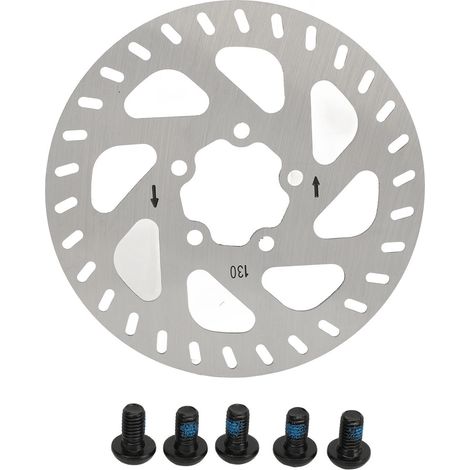Disque de frein 130mm pour trottinette électrique Xiaomi MI4 PRO, rotor avec 5 trous de fixation. (1/5)