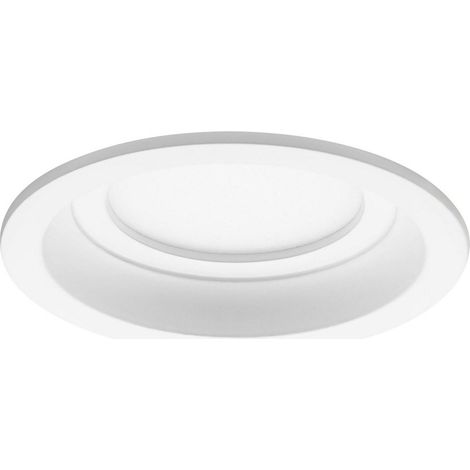 Faretto LED da incasso tondo "PRO Professional LED" (8W 3000K 478lm) IP44 Ø10x2,4cm colore bianco