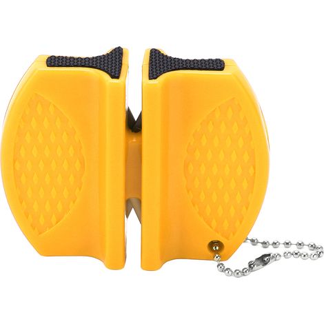 Affûteur de Couteau de Poche Mini Portable Multifonction, Double Face pour Randonnée et Camping (1/5)
