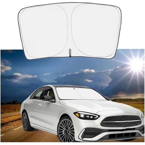BEDPET Parapluie Pare Soleil Brise Avant de Voiture, pour Fiat (1/4)