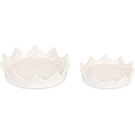Cupido&Co. Set 2 Corone Svuotatasche Bianche