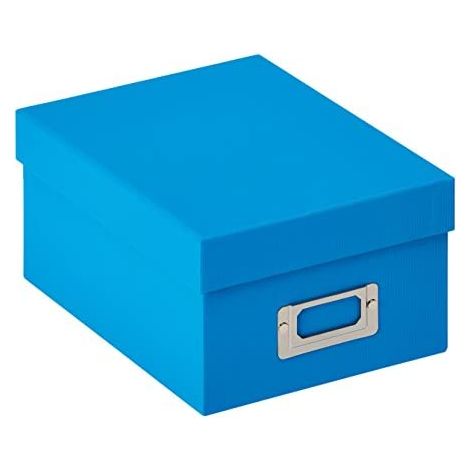 Walther Design FB-115-U Scatola di Immagazzinaggio Fun per 700 Foto nel Formato, Altro, Blu, 10 x 15 cm (1/4)
