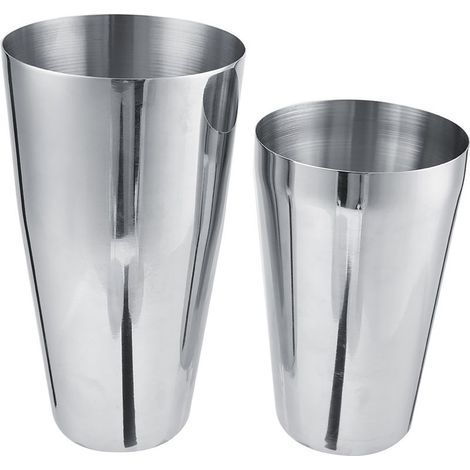 Wein- und Cocktailshaker-Set aus Edelstahl, Mix- und Getränkezubereitungsbehälter (800/600 ml) (1/5)