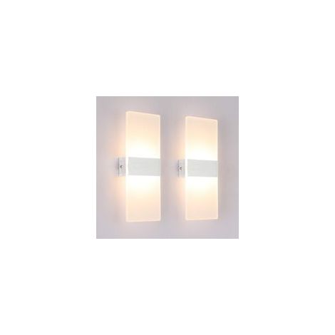 Applique murale d'intérieur LED noire, 12W 1200LM applique murale moderne avec 3 températures de couleur 3000K/4000K/6000K, adaptée au salon, à la chambre, à l'escalier et au couloir applique murale i (1/5)