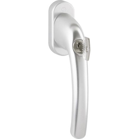 HOPPE® Fenstergriff absperrbar Tôkyô 0710S/U26 100NM, ohne Schrauben, Aluminium, 2168069 (1/2)