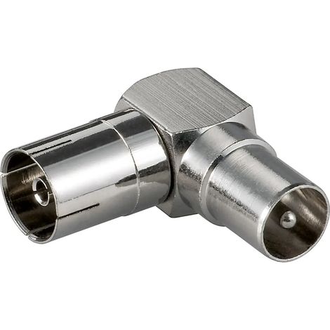 adattatore tv da spina a presa tv 9.5 mm 90 gradi angolare salvaspazio